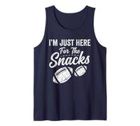 Just Here for The Snacks Football Americano Divertente Donne Bambini Canotta