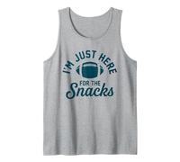 Just Here for The Snacks Football Americano Divertente Donne Bambini Canotta