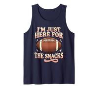 Just Here for The Snacks Football Americano Divertente Donne Bambini Canotta