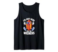 Just Here For The Wieners, 4 luglio, Hot Dog divertente Canotta