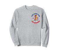 Just Here for the Wieners - USA Hot Dogs & Fireworks Pocket Felpa