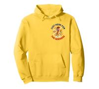 Just Here for the Wieners - USA Hot Dogs & Fireworks Pocket Felpa con Cappuccio