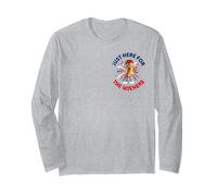 Just Here for the Wieners - USA Hot Dogs & Fireworks Pocket Maglia a Manica