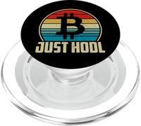 Just HODL Bitcoin Retro BTC criptovaluta Blockchain Crypto PopSockets PopGrip per MagSafe
