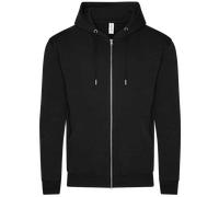 AWDIS Felpa Con Cappuccio A Zip Completa In Cotone Biologico