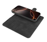 Just In Case Custodia a portafoglio rimovibile 2 in 1 per iPhone 16 Pro - Compatibile con MagSafe - Nero