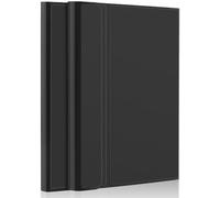 Just IN Case | Custodia per iPad Pro 12.9 2021 e 2022 6 generazione (con tastiera Bluetooth QWERTY, tastiera rimovibile, protezione premium e angolo regolabile) colore nero