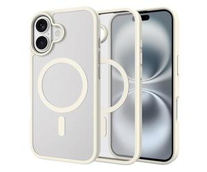 Just in Case | Custodia per iPhone 17 di grado militare con MagSafe (Cover antiurto e protezione estrema) Avorio