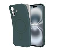 Just in Case | Custodia per iPhone 17 in TPU verde compatibile con MagSafe e supporto pieghevole