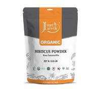 JUST JAIVIK Polvere Di Fiori Di Ibisco Biologica In Sacchetto Con Zip (08 oz)