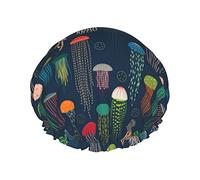 Just Jellies Cuffie da a per per donna, Cuffie per capelli da a riutilizzabili impermeabili Cuffie da bagno Cuffia da a per turbante per ragazze