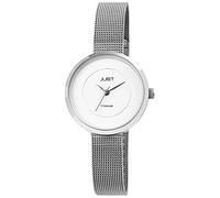 Just JU10189 - Orologio da donna con cinturino in maglia in titanio, diametro 31 mm, chiusura a gancio, analogico, al quarzo, da donna, Silberfarbig Weiß,