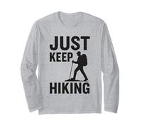 Just Keep Escursionismo Zaino in Spalla Campeggio Trekking Escursionista Maglia a Manica