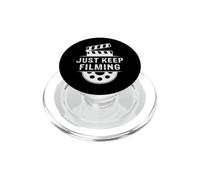Just Keep Filming Regista Video Film PopSockets PopGrip per MagSafe