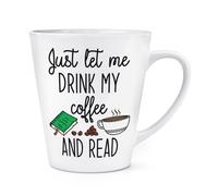 Just Lasciare Me Bevanda My Caffè E Leggi 341ml Latte Tazza Divertente Introvert