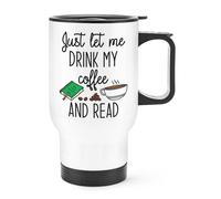Just Lasciare Me Bevanda My Caffè E Leggi Viaggio Tazza con Manico Introvert