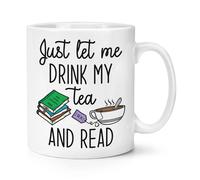 Just Lasciare Me Bevanda My Tè E Leggi 284ml Tazza Divertente Libri Bookworm