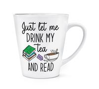 Just Lasciare Me Bevanda My Tè E Leggi 341ml Latte Tazza Divertente Bookworm