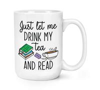 Just Lasciare Me Bevanda My Tè E Leggi 426ml Grande Tazza Divertente Bookworm