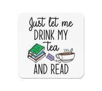 Just Lasciare Me Bevanda My Tè E Leggi Frigo Magnete Divertente Libri Bookworm