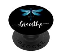 Just libellule insetti l'estate breathe respira dragonfly PopSockets PopGrip Adesivo