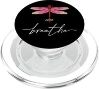 Just libellule insetti l'estate breathe respira dragonfly PopSockets PopGrip per MagSafe