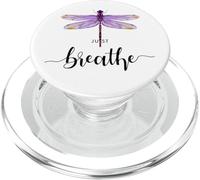 Just libellule insetti l'estate breathe respira dragonfly PopSockets PopGrip per MagSafe