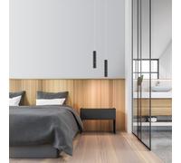 JUST LIGHT. GmbH JUST LIGHT. Fissare la lampada a sospensione ricaricabile a LED, nera, in JUST LIGHT. GmbH