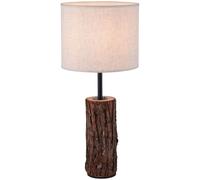Just Light Bark lampada da tavolo 1x40 W nero-legno-beige 11233-79