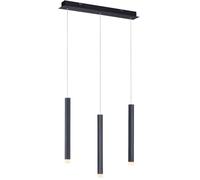Just Light Bruno lampada sospesa 3x4.8 W bianco-nero 15203-18