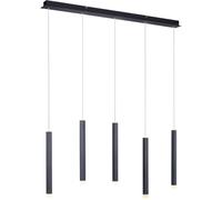 Just Light Bruno lampada sospesa 5x4.8 W bianco-nero 15205-18