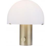 Just Light Dipper lampada da tavolo 1x10 W bianco-ottone 14433-60