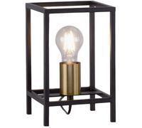 Just Light Fabio lampada da tavolo 1x60 W nero-ottone 15812-60