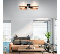 Just Light Frankly lampada a parete/a soffitto, E27, 15657-18, Franky [Lampade per Interni > Lampade a Parete]