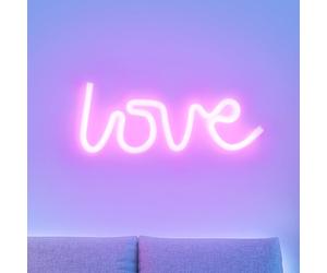 JUST LIGHT. GmbH Applique LED Neon Love, USB JUST LIGHT. GmbH