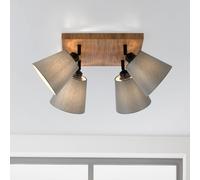 JUST LIGHT. GmbH Faretto da soffitto verde Michel, a 4 luci JUST LIGHT. GmbH