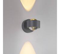 JUST LIGHT. GmbH JUST LIGHT. applique a LED ricaricabile Chia argento, ferro, 3.000 K JUST LIGHT. GmbH