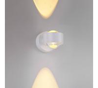 JUST LIGHT. GmbH JUST LIGHT. applique a LED ricaricabile Chia, bianca, ferro, 3.000 K JUST LIGHT. GmbH