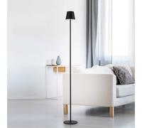 JUST LIGHT. GmbH JUST LIGHT. Euria Piantana LED, nero, ferro, IP54 JUST LIGHT. GmbH