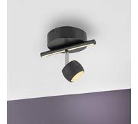 JUST LIGHT. GmbH JUST LIGHT. Faretto da soffitto a LED Jarik, a 1 luce, nero, 3.000 K JUST LIGHT. GmbH