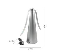 JUST LIGHT. GmbH JUST LIGHT. Frullino per mosche Swat, a batteria, argento JUST LIGHT. GmbH