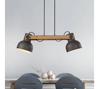 JUST LIGHT. GmbH JUST LIGHT. Lampada a sospensione Cup 2.0, a 2 luci, nero, metallo JUST LIGHT. GmbH