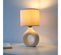 JUST LIGHT. GmbH JUST LIGHT. Lampada da tavolo Carara, base in ceramica, beige JUST LIGHT. GmbH