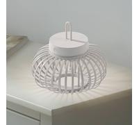JUST LIGHT. GmbH JUST LIGHT. Lampada da tavolo LED Akuba, bianca, 22 cm, bambù JUST LIGHT. GmbH