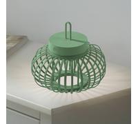 JUST LIGHT. GmbH JUST LIGHT. Lampada da tavolo LED Akuba, verde, 22 cm, bambù JUST LIGHT. GmbH