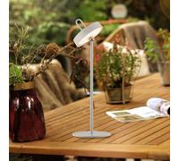 JUST LIGHT. GmbH JUST LIGHT. Lampada da tavolo LED Amag grigio-beige in ferro IP44 JUST LIGHT. GmbH