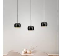 JUST LIGHT. GmbH JUST LIGHT. Lampada LED a sospensione Ballini, nera, a 3 luci, con interruttore JUST LIGHT. GmbH