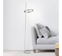 JUST LIGHT. GmbH JUST LIGHT. lampada LED da pavimento Ritus argento ferro dimmerabile 3.000 K JUST LIGHT. GmbH