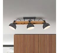 JUST LIGHT. GmbH JUST LIGHT. Plafoniera Cup 2.0, a 3 luci, nero, metallo JUST LIGHT. GmbH