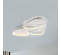 JUST LIGHT. GmbH JUST LIGHT. Plafoniera Pebbles LED, bianca, dimmerabile JUST LIGHT. GmbH
